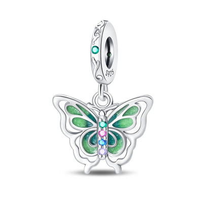 Mariposa Verde Brillante