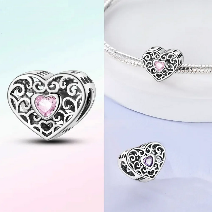 Corazón Filigrana de Rosas