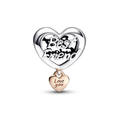 Corazon Best Friend Plateado