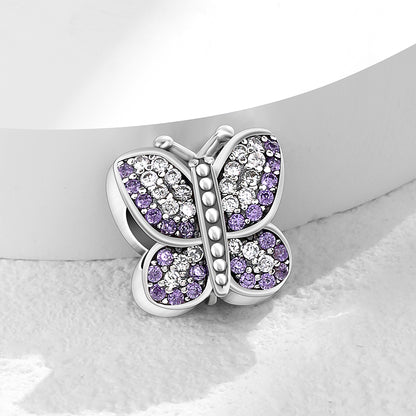 Mariposa Diamantada Morada