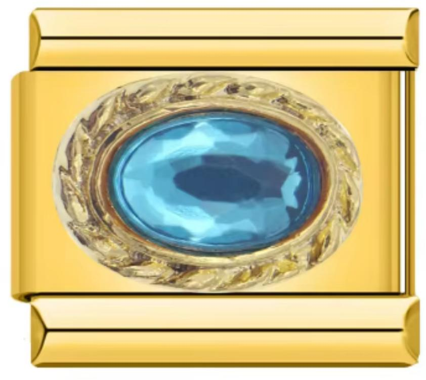 Italiano Dorado Piedra Azul