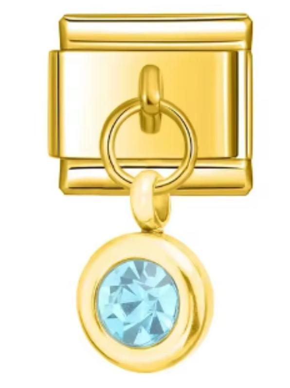 Italiano Dorado Piedra Azul