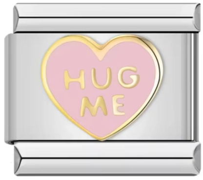 Italiano Corazón Rosa Hug Me
