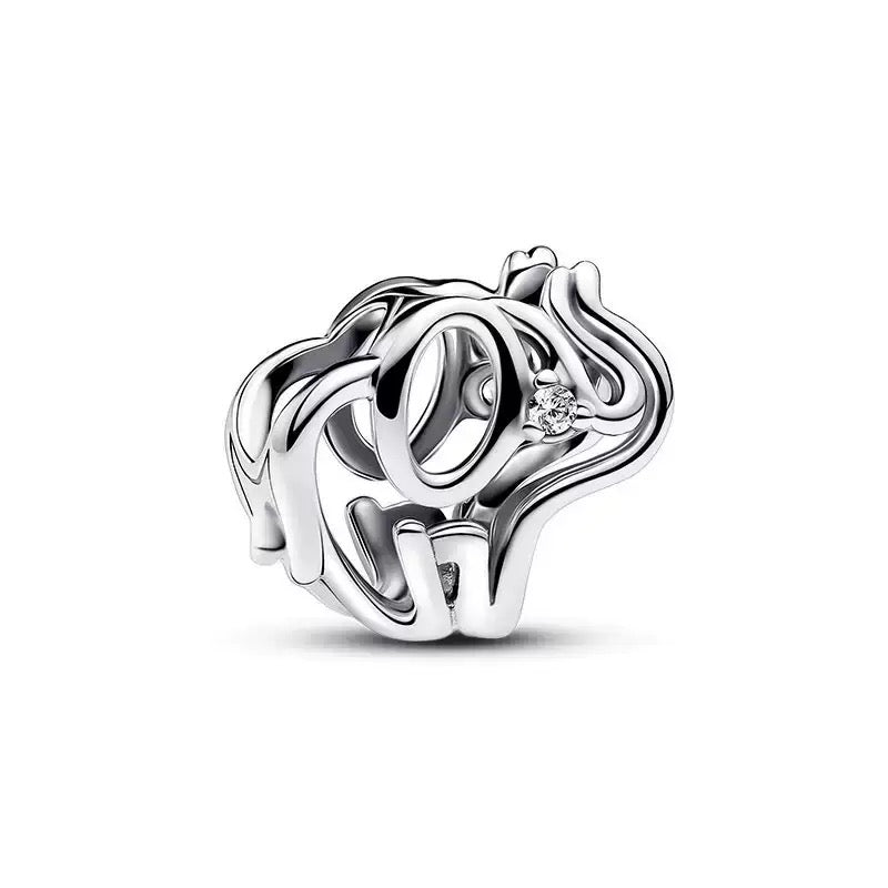 Charm Elefante Plateado