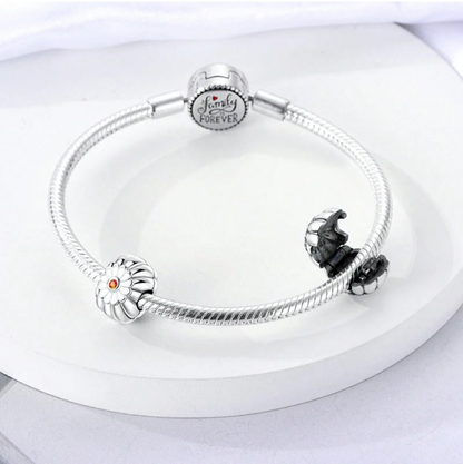 Abalorio de Flor Blanca