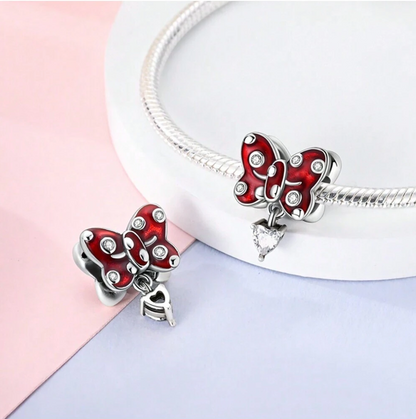 Mariposa Roja y Corazón