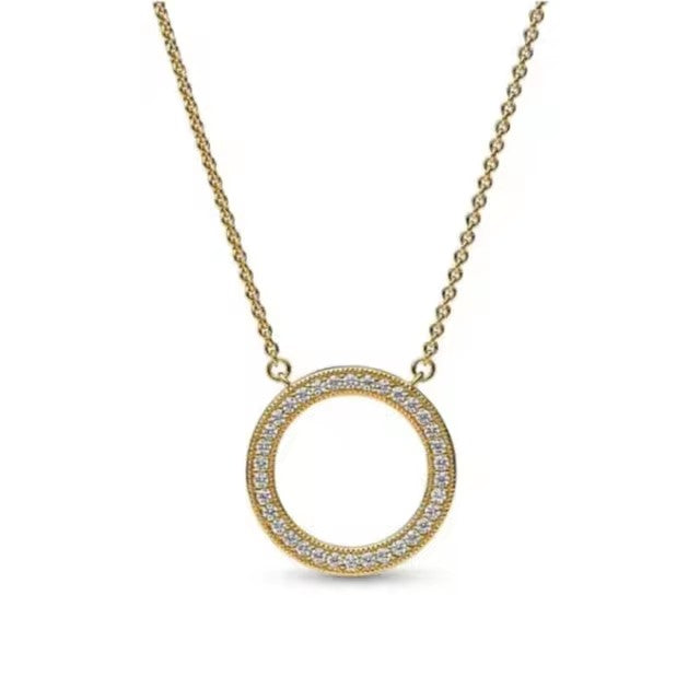Collar Circulo Dorado
