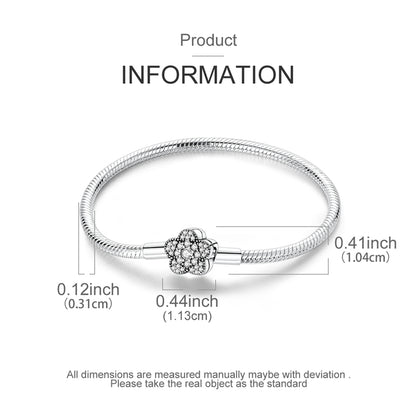 Pulsera Flor Diamantada