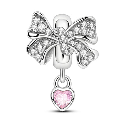 Corazón Rosa y Moño