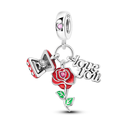 Anillo, Rosa & Love You
