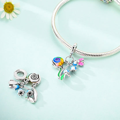 Caracol, Tulipanes & Mariquita