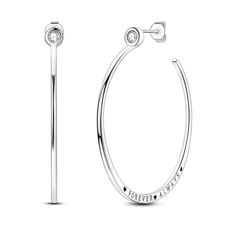 Aretes Aro de Forever y Always