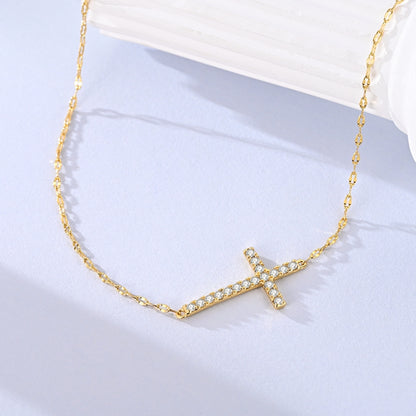 Collar Cruz Dorada