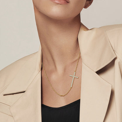 Collar Cruz Dorada
