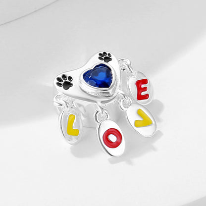Pet "Love" azul