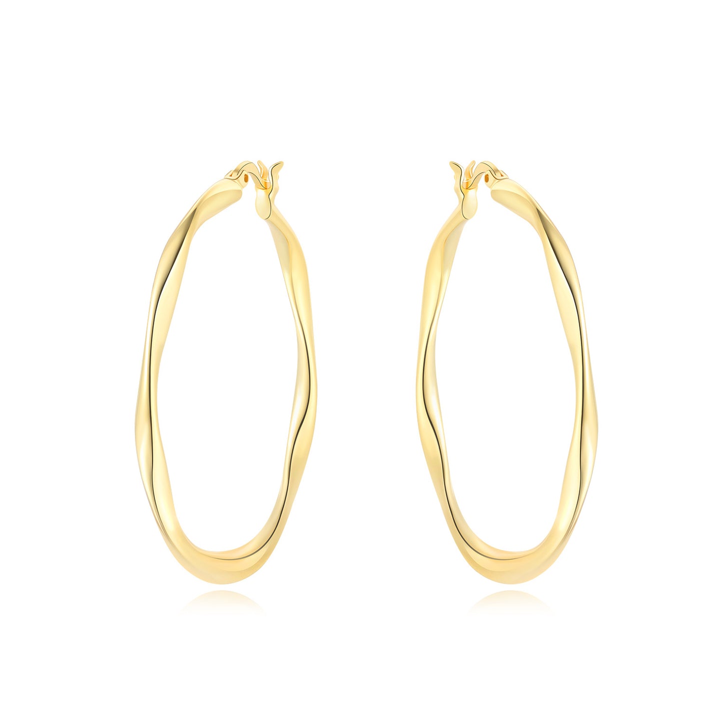 Aretes Aro Irregular