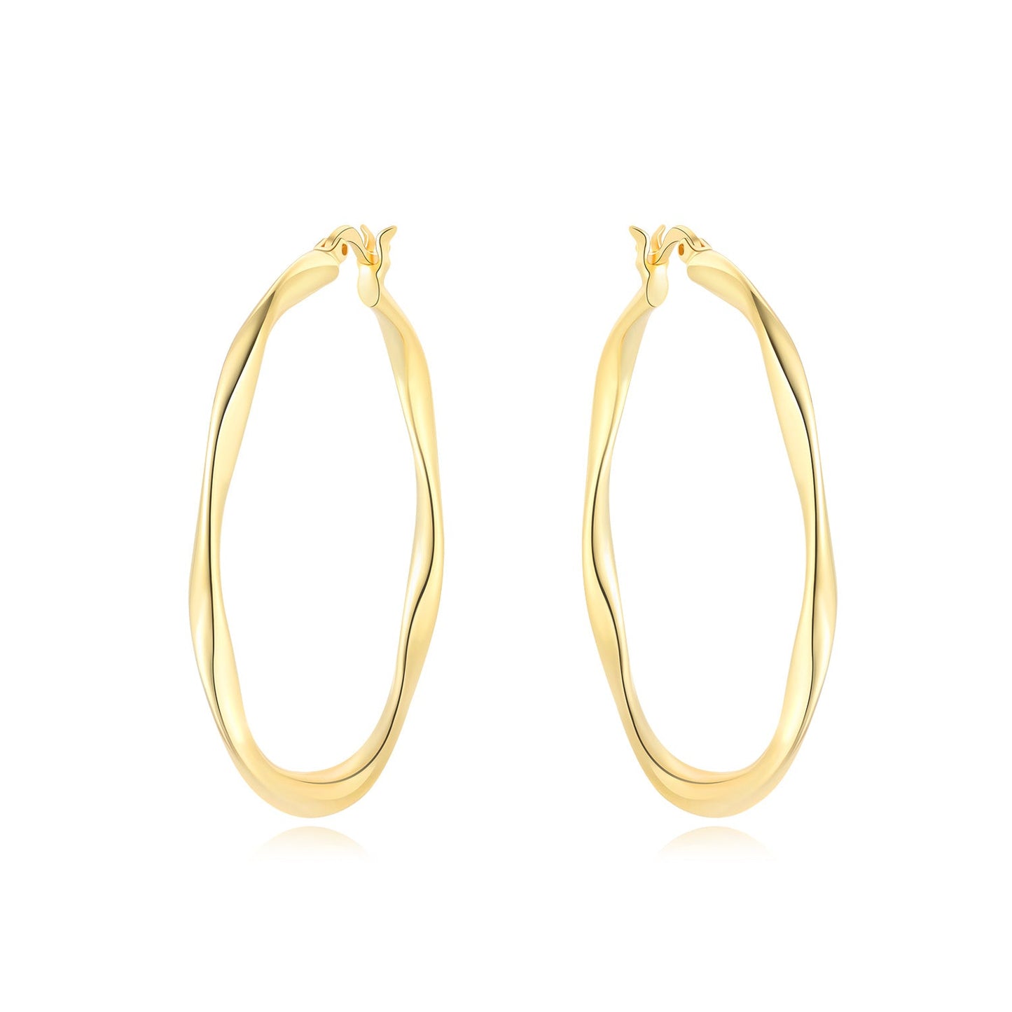 Aretes Aro Irregular