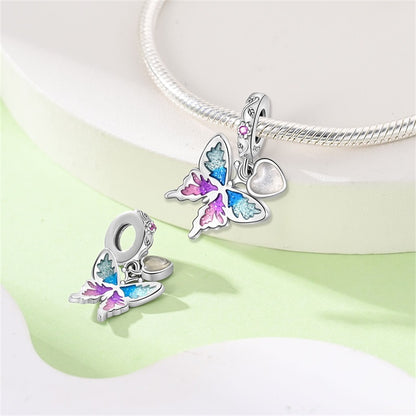 Mariposa y Corazón Blanco
