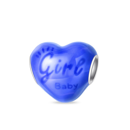 Corazón Fluorescente "Girl Baby"