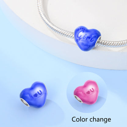 Corazón Fluorescente "Girl Baby"