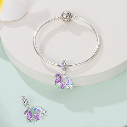 Unicornio Morado & Arcoiris