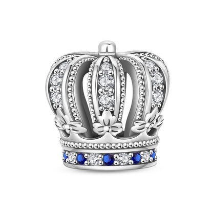 Corona Con Detalles Azules