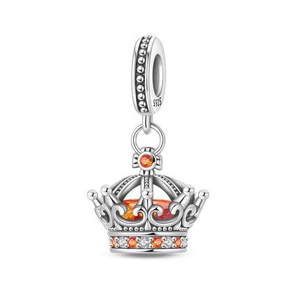 Corona Con Detalles Naranjas