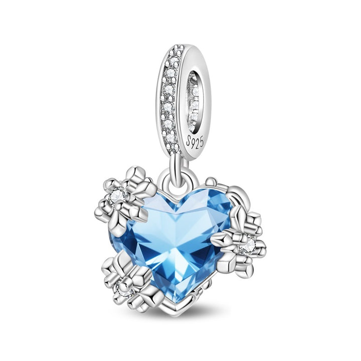 Corazon Azul & Flores