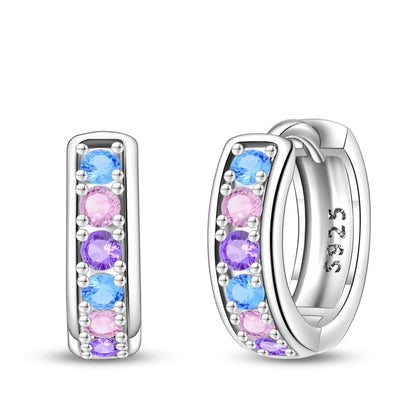 Aretes Arcoíris de Cristal