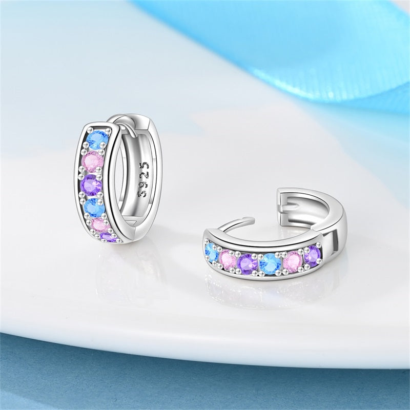 Aretes Arcoíris de Cristal