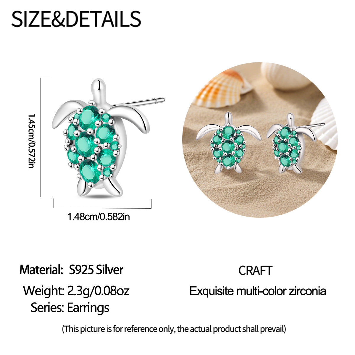 Aretes Tortugas