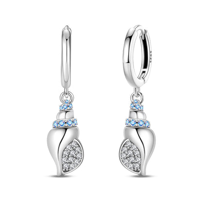 Aretes Caracoles Marinos