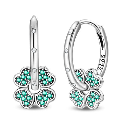 Aretes Trébol de 4 Hojas