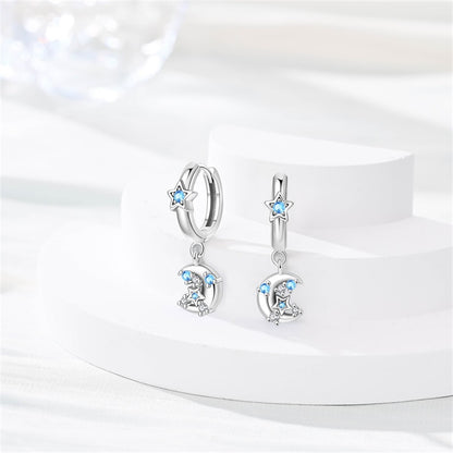 Aretes Luna & Azul