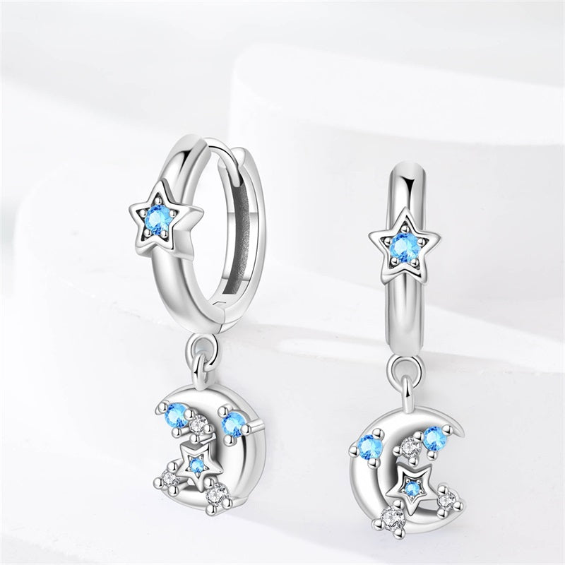 Aretes Luna & Azul