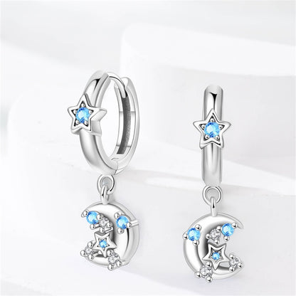 Aretes Luna & Azul