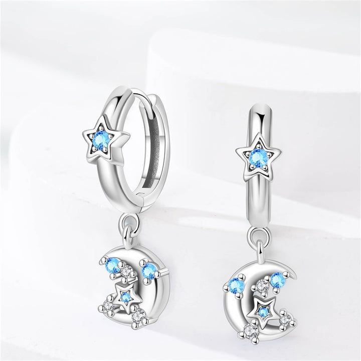 Aretes Luna & Azul