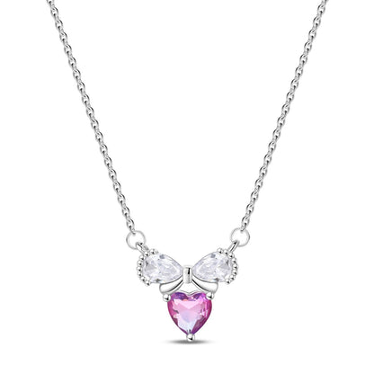 Collar Corazon & Moño