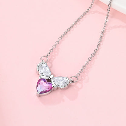Collar Corazon & Moño