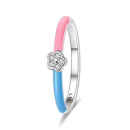 Anillo Azul & Rosa