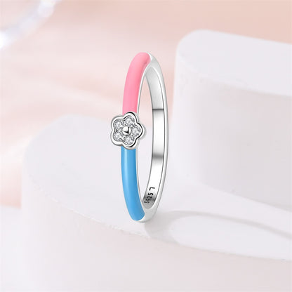 Anillo Azul & Rosa