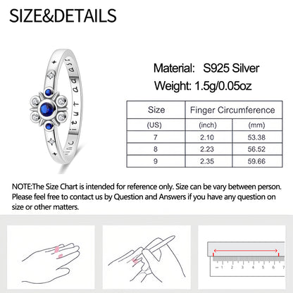 Anillo Piedra Azul