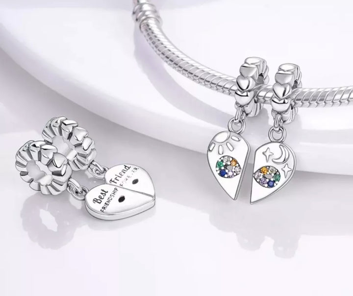 Corazon de Sol & Luna "Mejores Amigas"