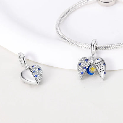 Corazon Luna & Estrella Diamantada