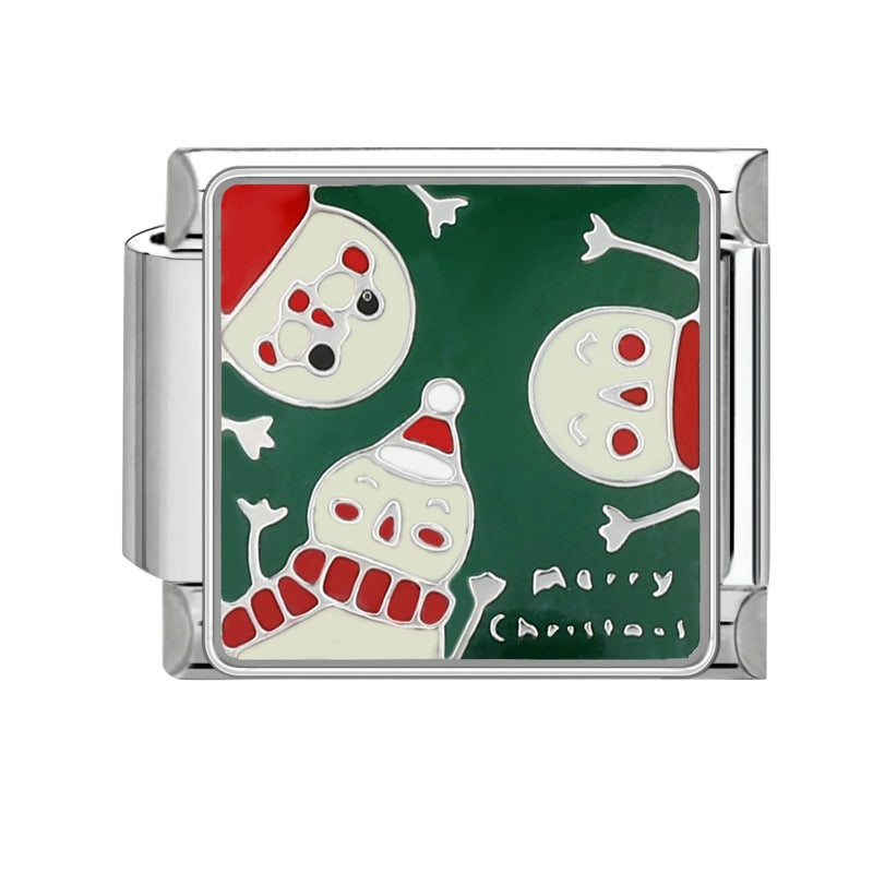 Charm Italiano Muñecos de Nieve