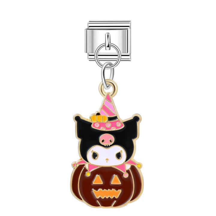 Charm Italiano Kuromi & Calabaza de Halloween