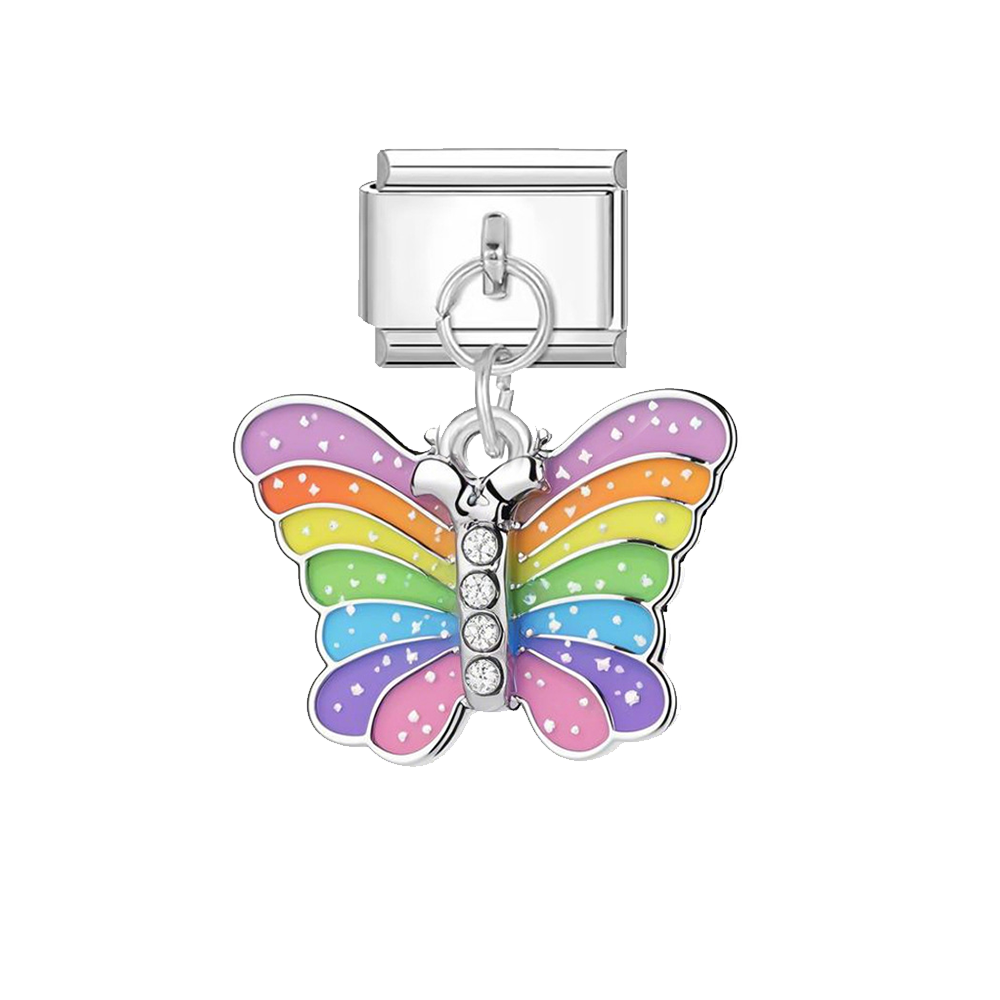 Charm Italiano Mariposa Arcoiris