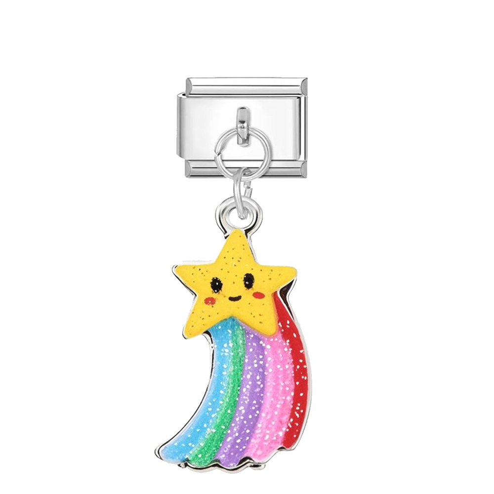 Charm Italiano Estrella y Arcoiris