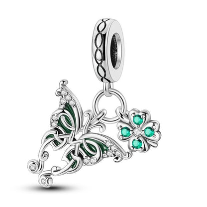 Mariposa Verde y Trébol