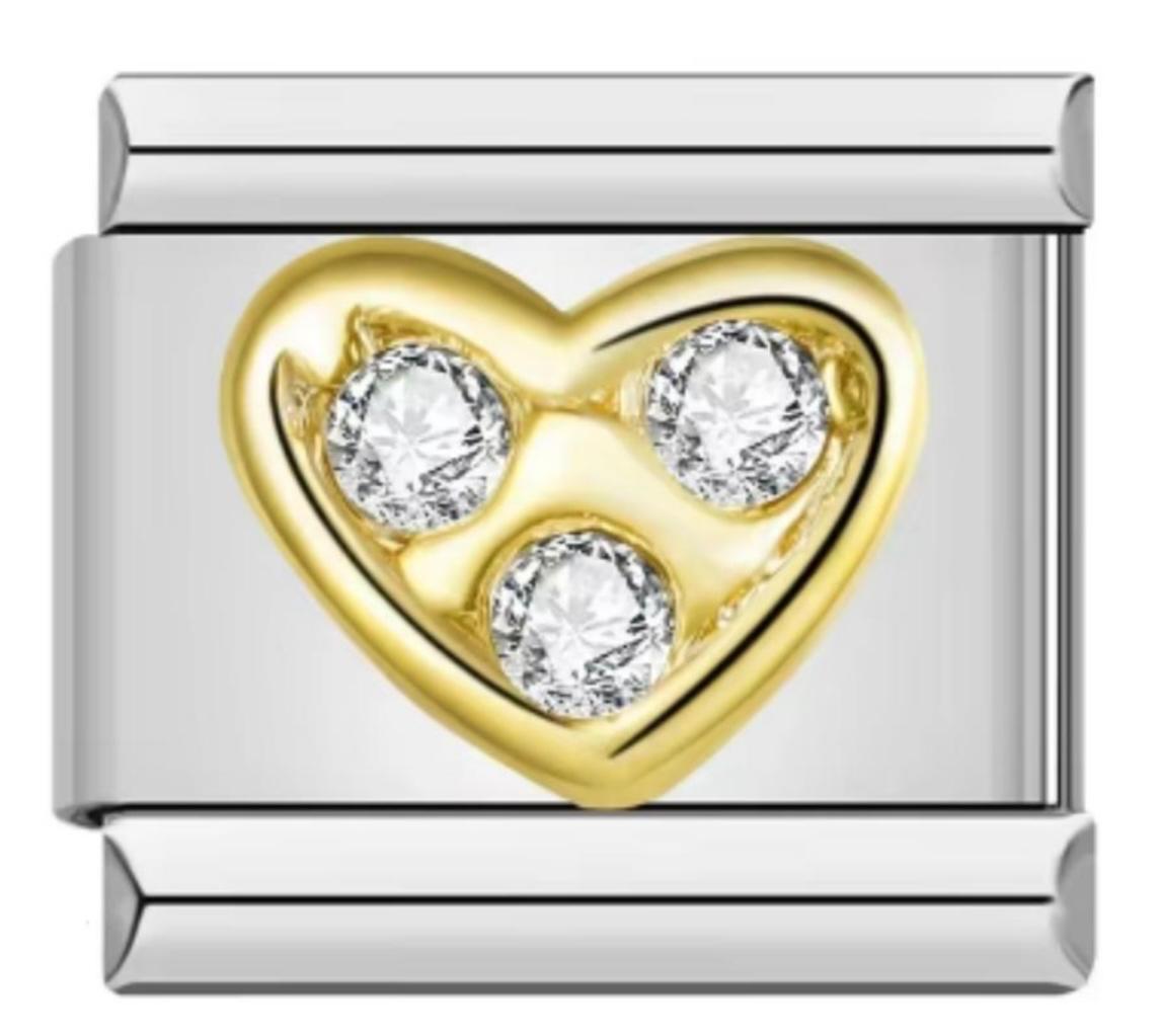 Italiano Corazón & Piedras Plateadas